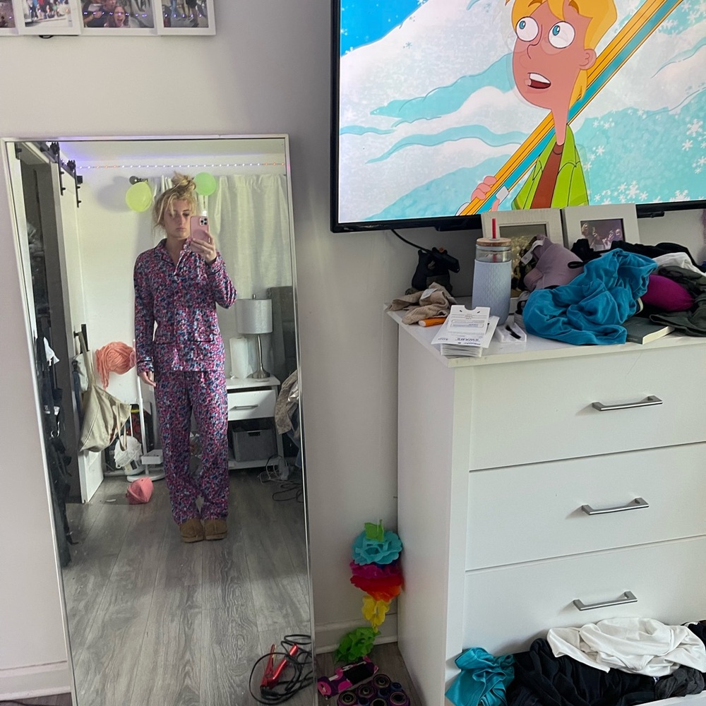 Colorful Floral Pajama Set